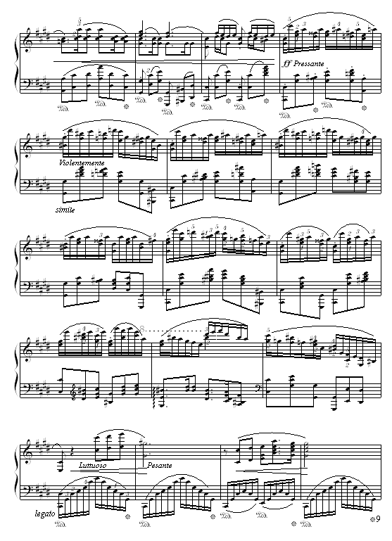落叶的梦第二首钢琴曲谱（图9）