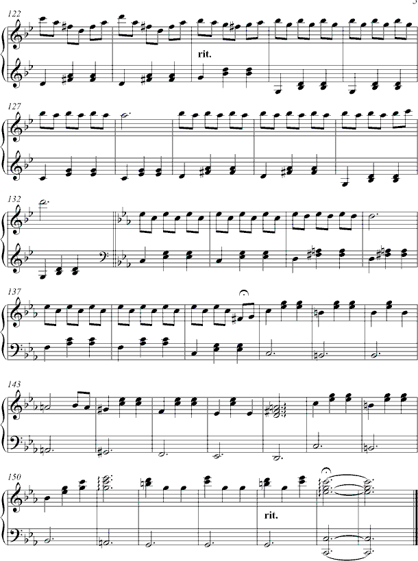 停不了的华尔兹钢琴曲谱（图5）