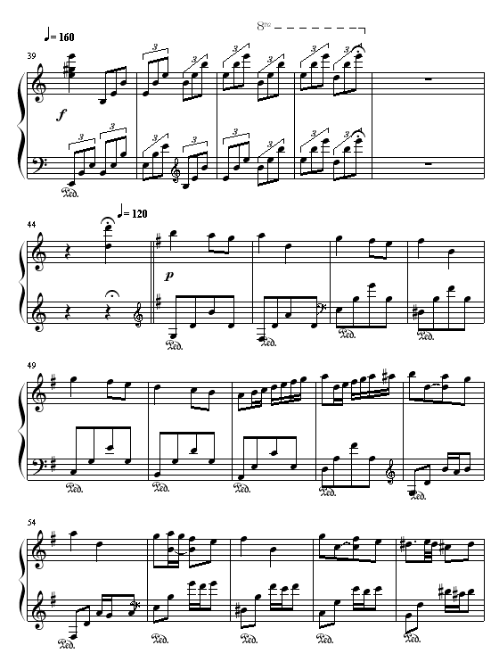 谐谑曲钢琴曲谱（图3）