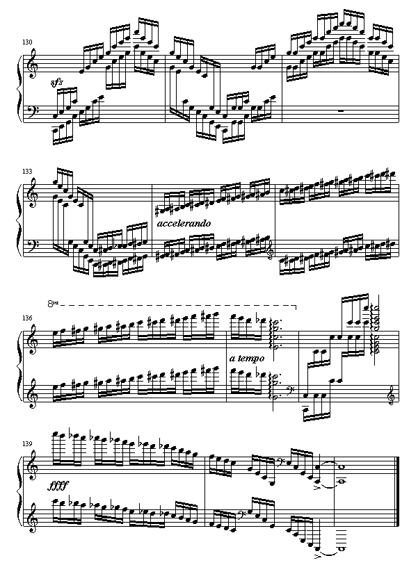 c大调练习曲钢琴曲谱（图12）