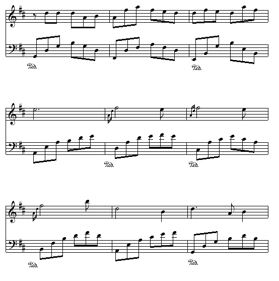 拂堤若雨钢琴曲谱（图2）