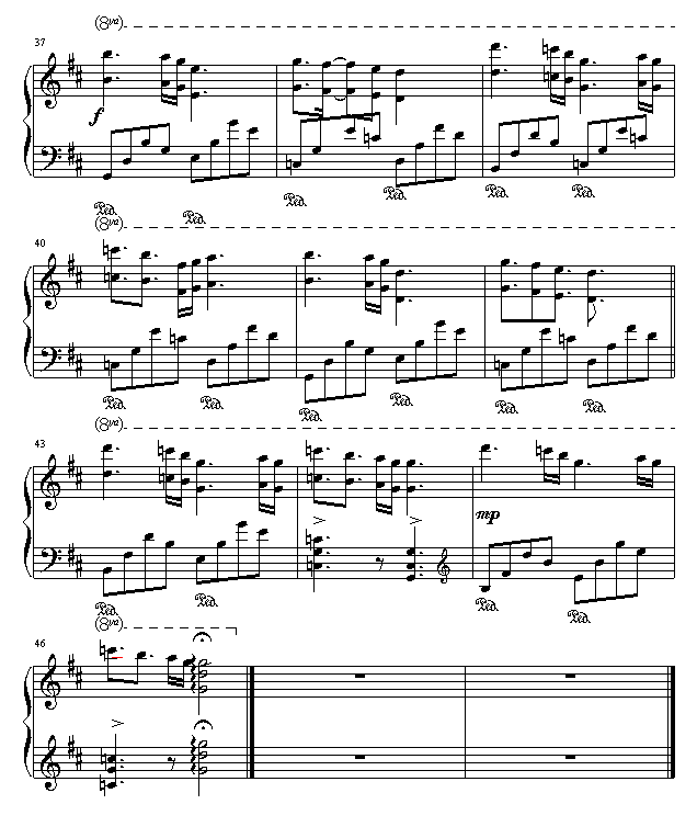 梦中的你钢琴曲谱（图4）