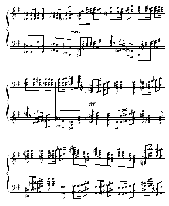 小红帽与狼外婆钢琴曲谱（图3）