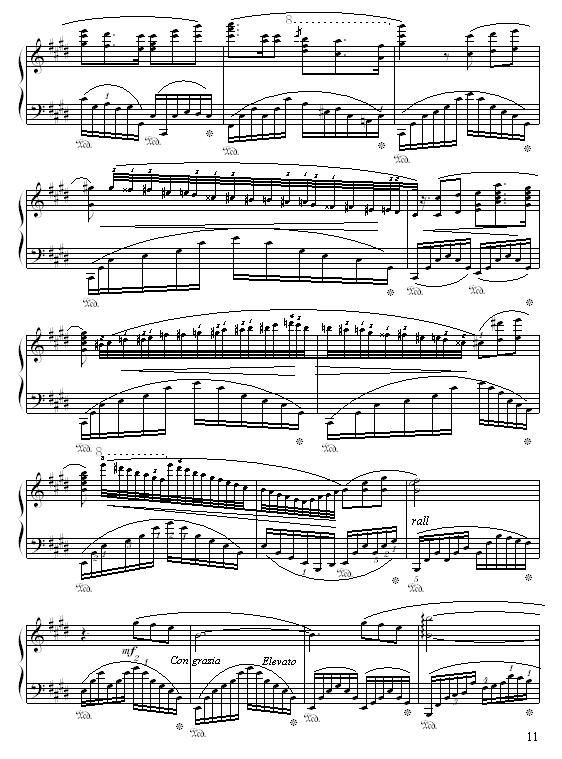 落叶的梦第二首钢琴曲谱（图11）