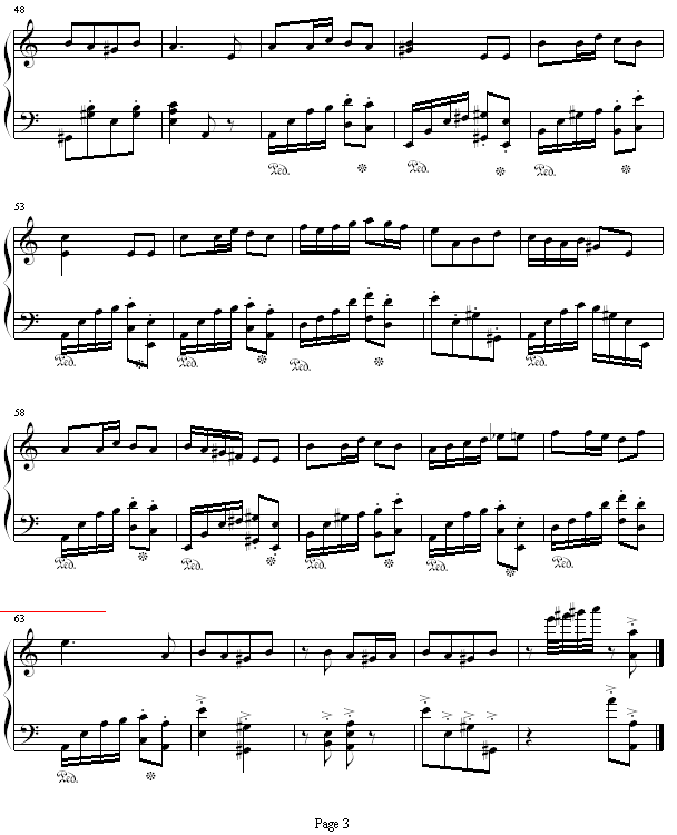 舞艺钢琴曲谱（图3）
