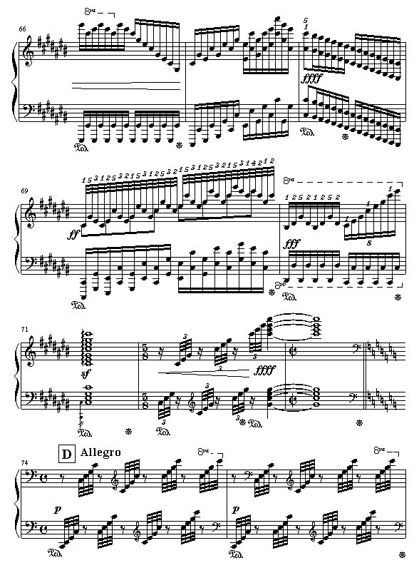 c大调练习曲钢琴曲谱（图6）