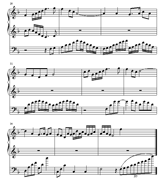 遐想·古韵（开头预览版）钢琴曲谱（图4）