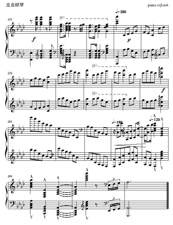 热情华尔滋钢琴曲谱（图15）