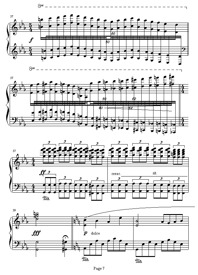 沉思-原创钢琴曲-为失恋而作钢琴曲谱（图7）