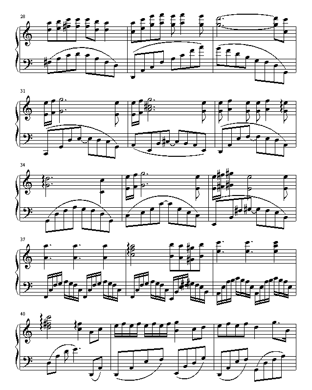 遐想·打开尘封的记忆钢琴曲谱（图3）