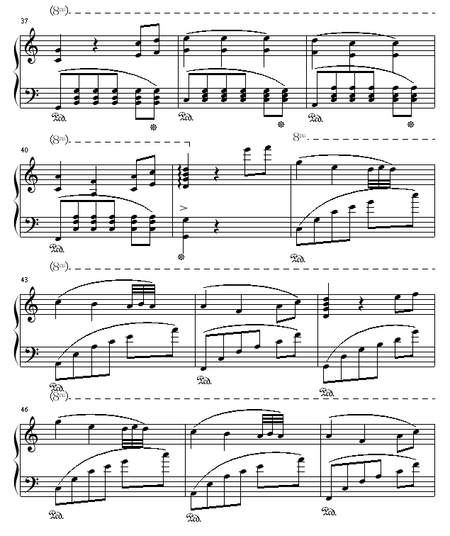 幸福中的美好钢琴曲谱（图4）