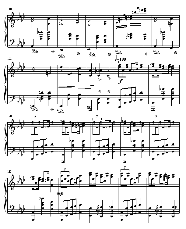热情华尔滋钢琴曲谱（图7）