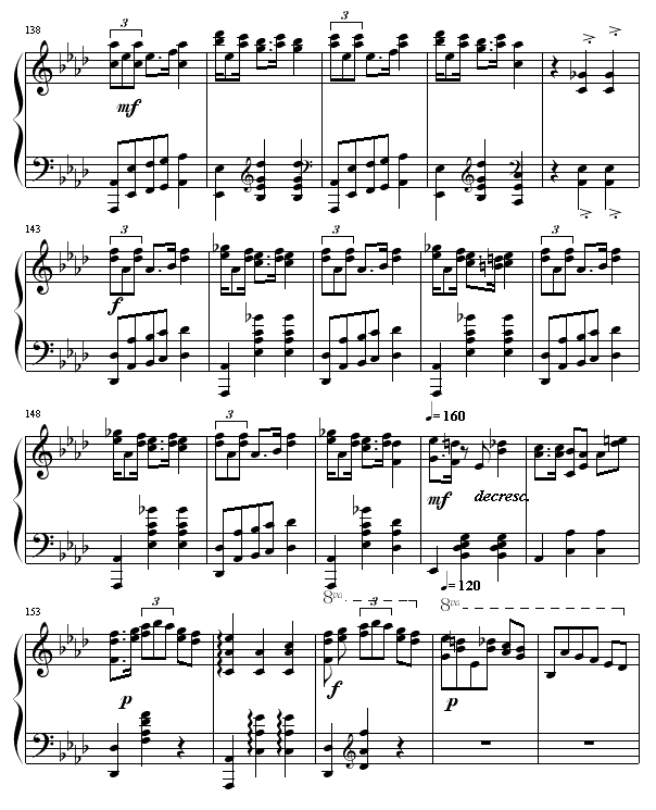 热情华尔滋钢琴曲谱（图8）