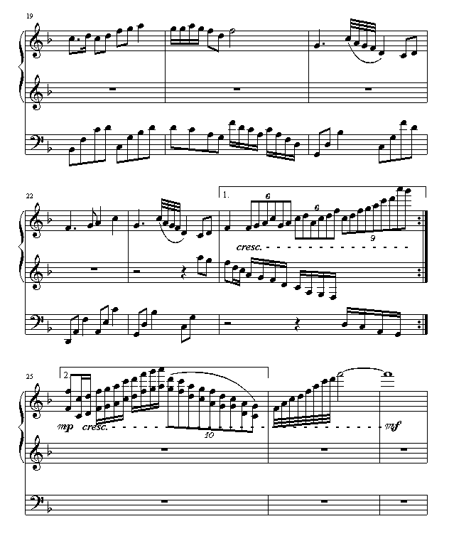 遐想·古韵（开头预览版）钢琴曲谱（图3）