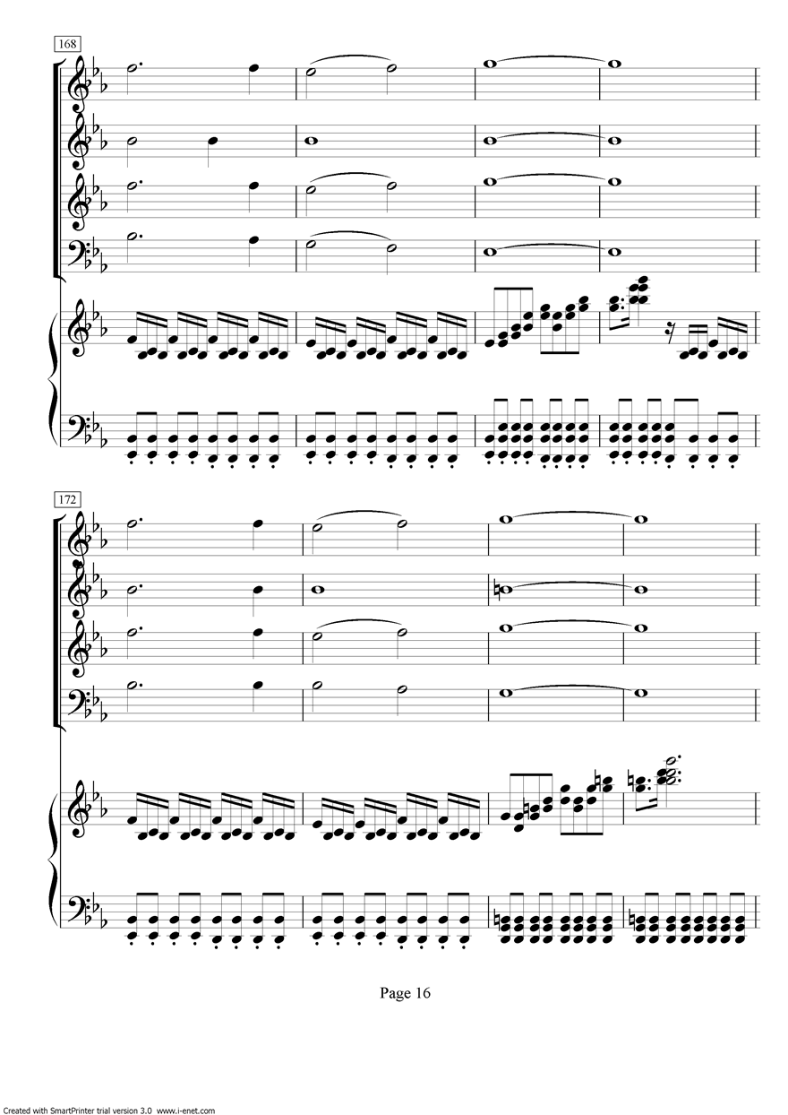 娄山关合唱谱钢琴曲谱（图15）