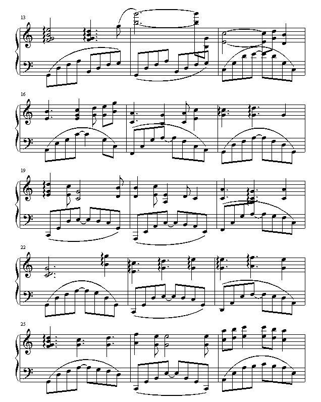 遐想·打开尘封的记忆钢琴曲谱（图2）