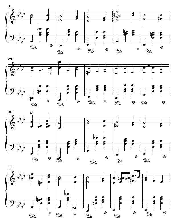 热情华尔滋钢琴曲谱（图6）