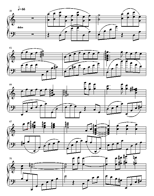 遐想·打开尘封的记忆钢琴曲谱（图5）