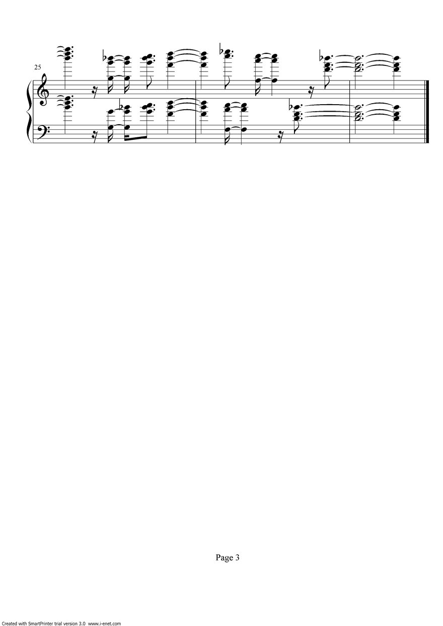 美国国歌 title钢琴曲谱（图3）