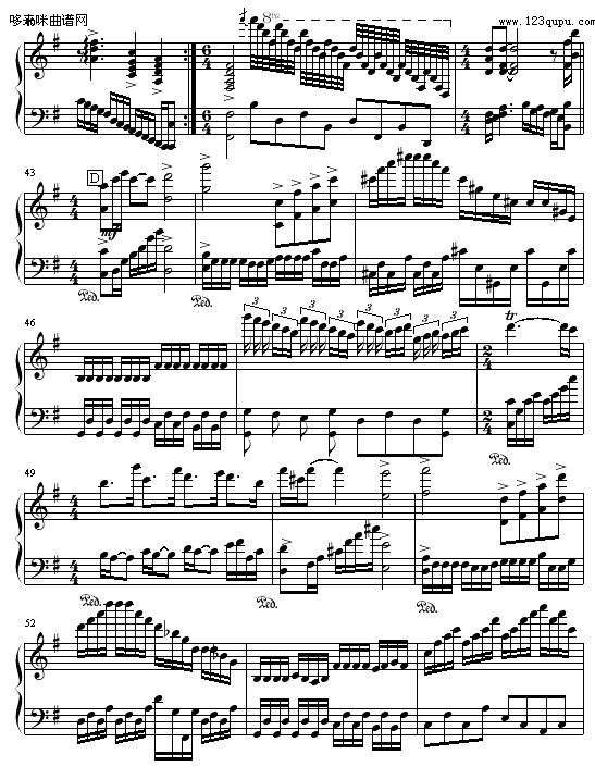 幻想曲-流氓钢琴曲谱（图4）