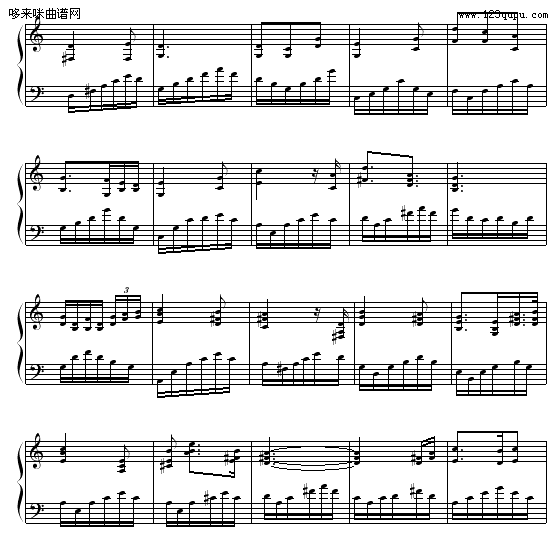 Waltz-o-Waltz-追梦人钢琴曲谱（图4）