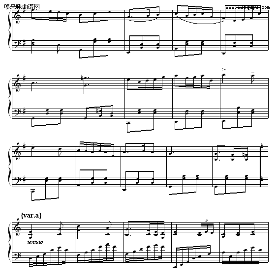 Waltz-o-Waltz-追梦人钢琴曲谱（图3）
