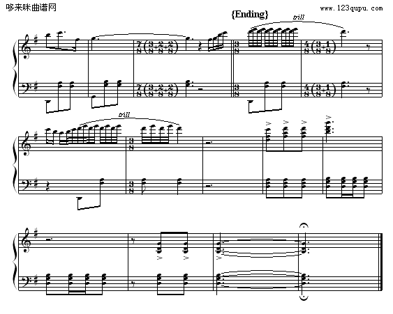 Waltz-o-Waltz-追梦人钢琴曲谱（图6）