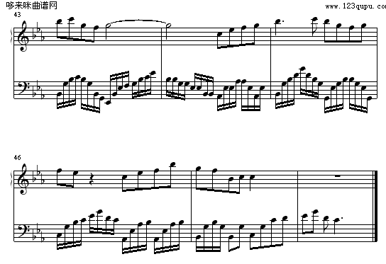 冰月光-花叙钢琴曲谱（图4）