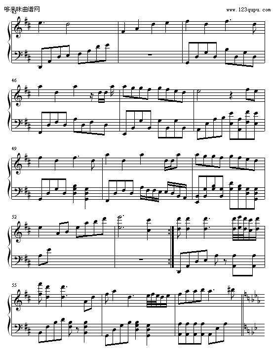 水晶娃娃-花叙钢琴曲谱（图4）