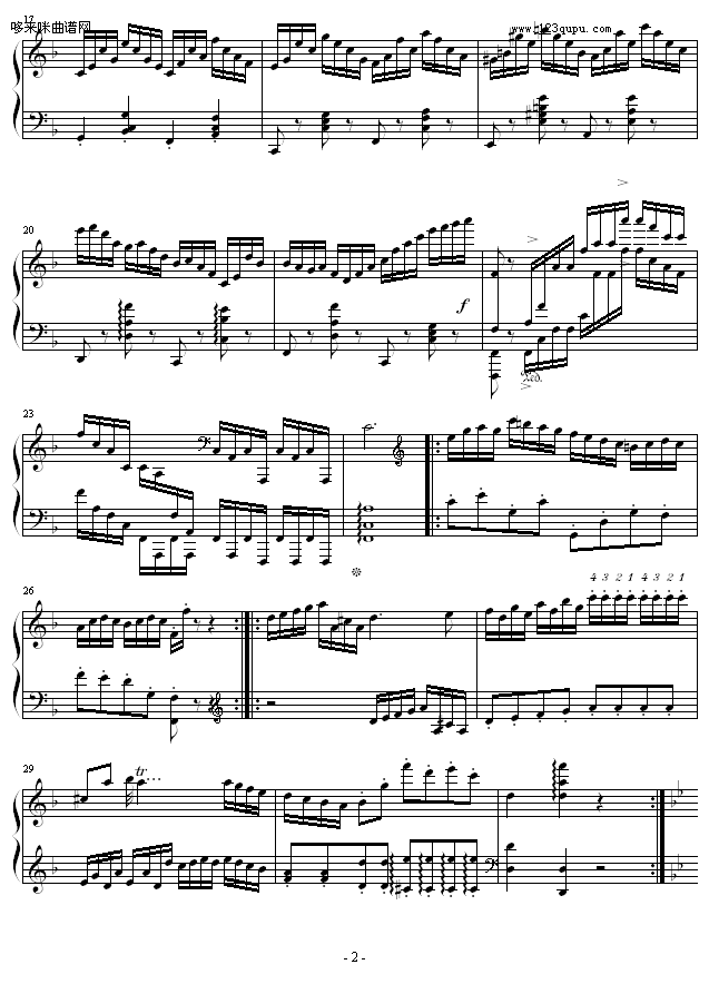 高技巧练习曲No.1-欧阳阳.钢琴曲谱（图2）