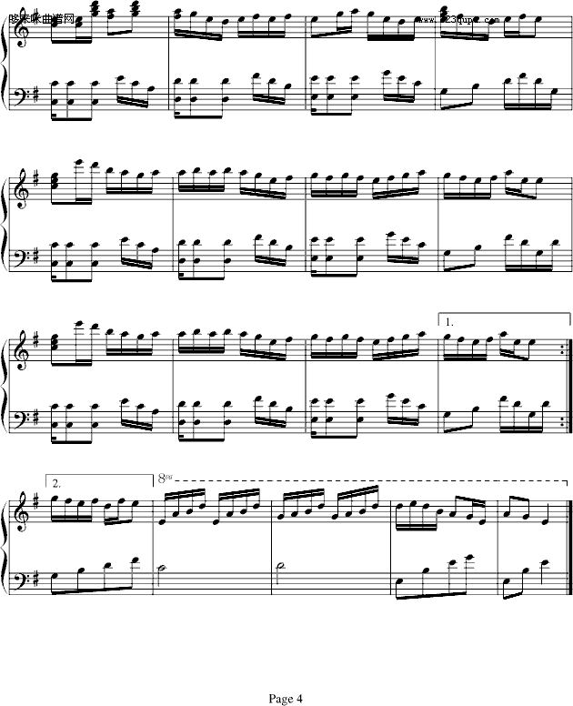 樱之初-大头Grace钢琴曲谱（图4）
