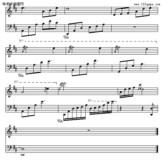 拂堤若雨-花叙钢琴曲谱（图6）