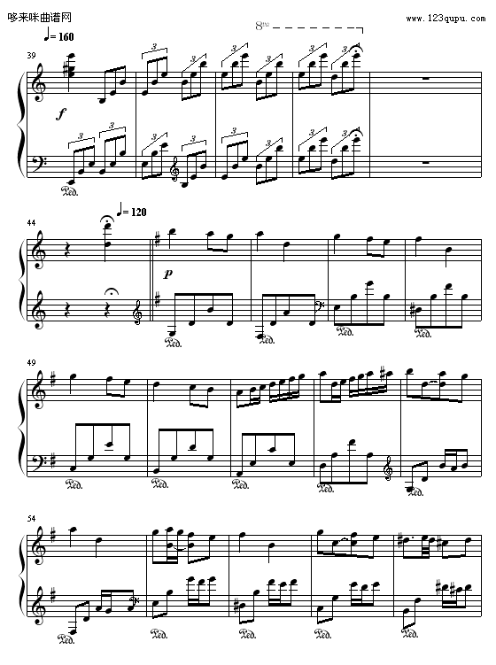 谐谑曲-Hamlet钢琴曲谱（图3）