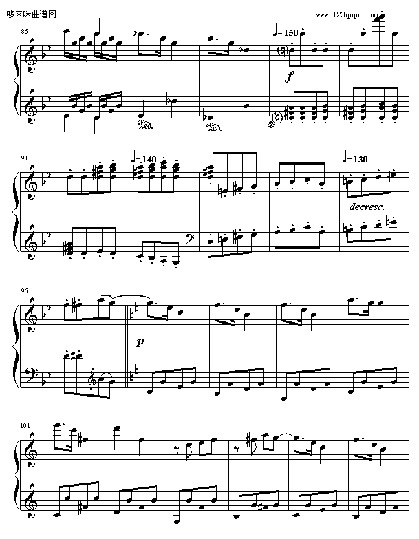 小奏鸣曲.至莫扎特-Hamlet钢琴曲谱（图5）