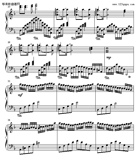 来自密境（风起，枫起）-windyoption钢琴曲谱（图3）