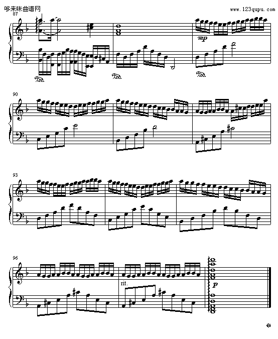 来自密境（风起，枫起）-windyoption钢琴曲谱（图9）