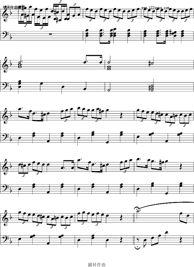 12-7 G小調變奏曲-Ariosto钢琴曲谱（图3）
