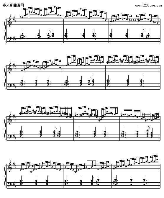 随笔-raymond142钢琴曲谱（图3）