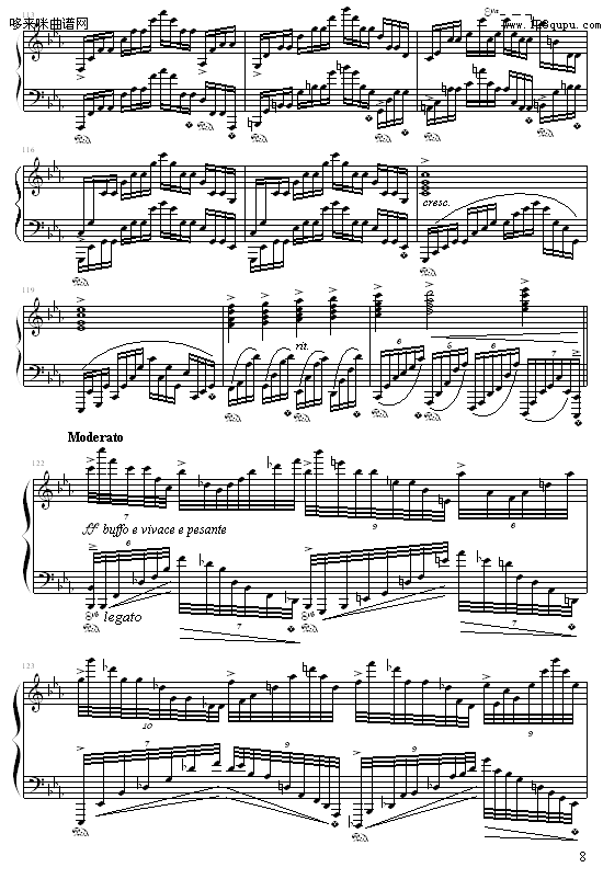 c小调练习曲-9632587410钢琴曲谱（图8）