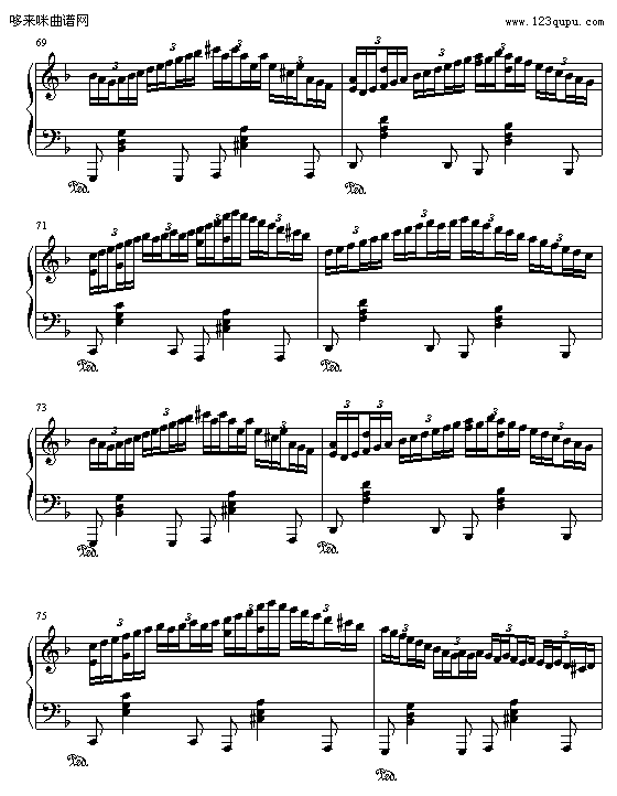 来自密境（风起，枫起）-windyoption钢琴曲谱（图7）