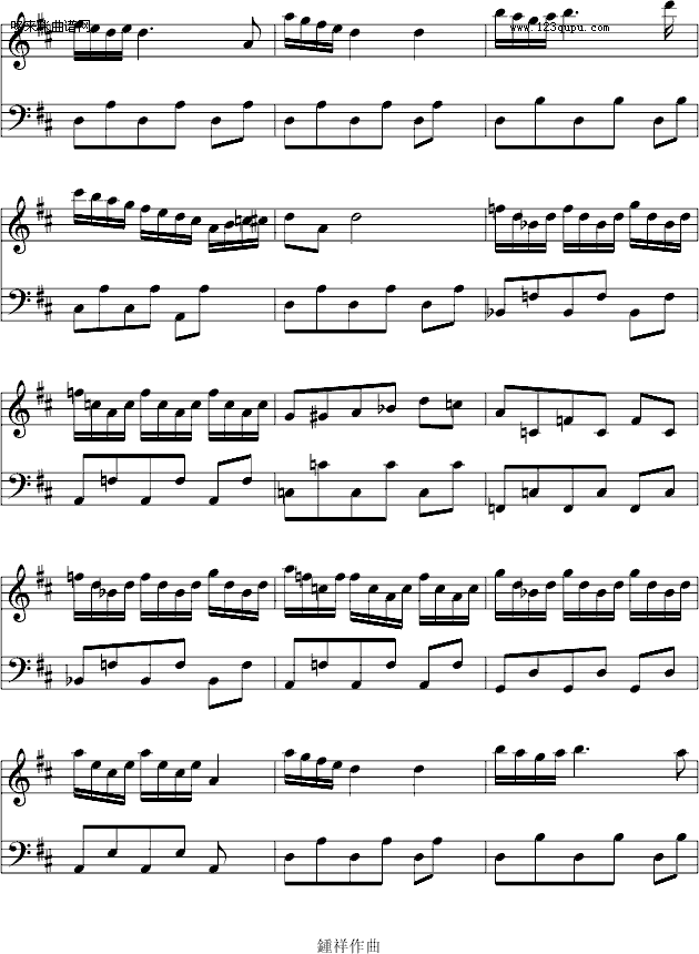 12-7 G小調變奏曲-Ariosto钢琴曲谱（图6）