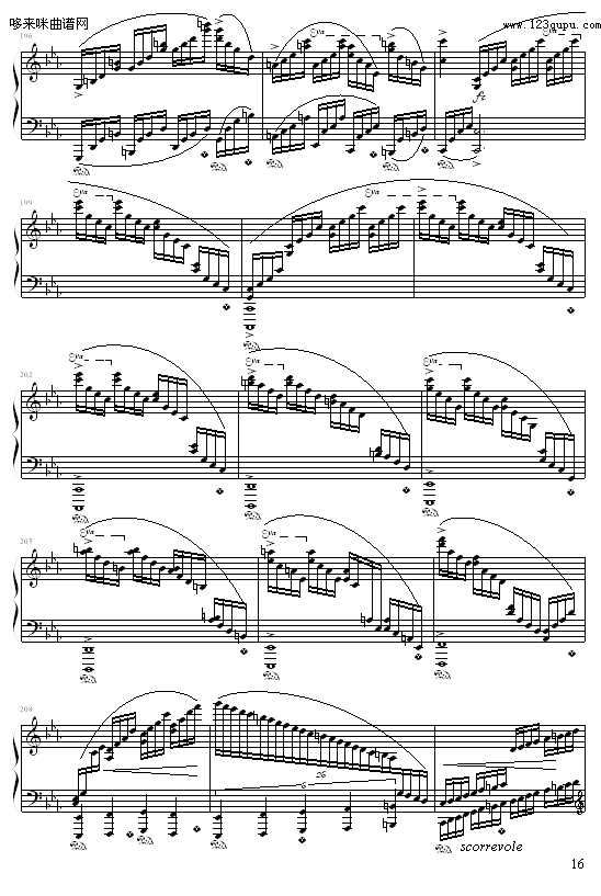 c小调练习曲-9632587410钢琴曲谱（图16）