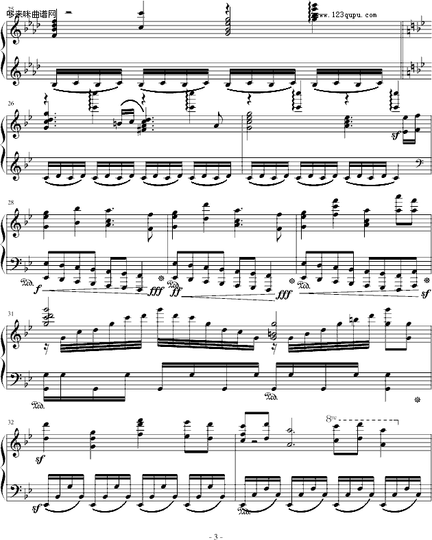 MainThemeOfFinalFantasyV-最终幻想钢琴曲谱（图3）