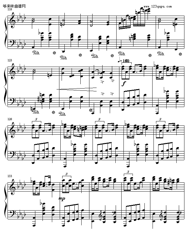 热情华尔滋-Hamlet钢琴曲谱（图7）