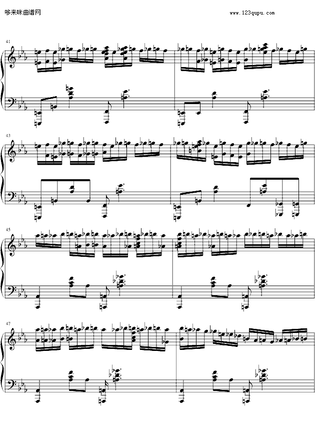 Enduring Movement-麦比多多版-海上钢琴师钢琴曲谱（图6）