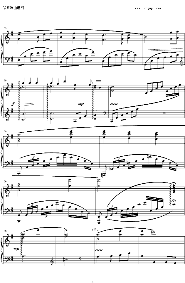 To Zanarkand完整版-最终幻想钢琴曲谱（图4）