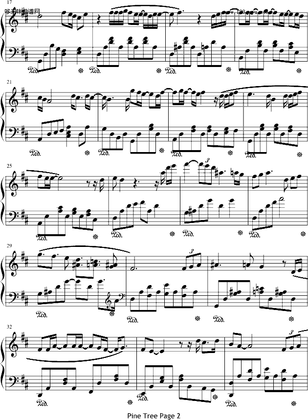 Pinr Tree-安七炫钢琴曲谱（图2）