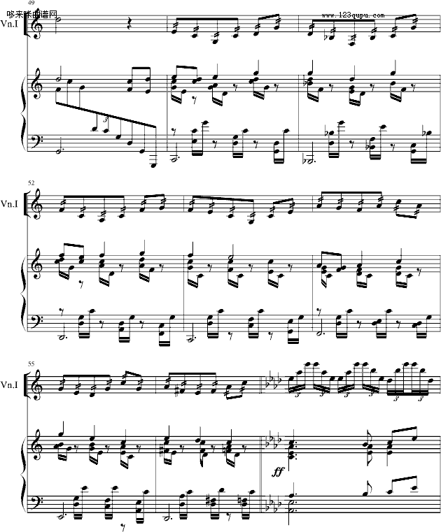 小提琴钢琴奏鸣曲-Hamlet钢琴曲谱（图6）