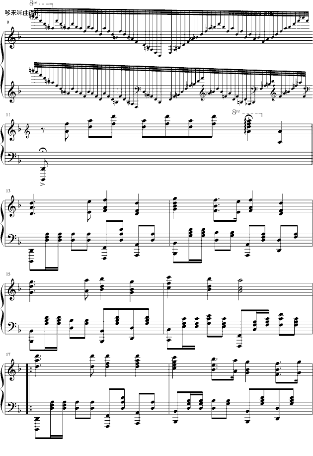 军魂—《亮剑》主题曲-影视钢琴曲谱（图2）