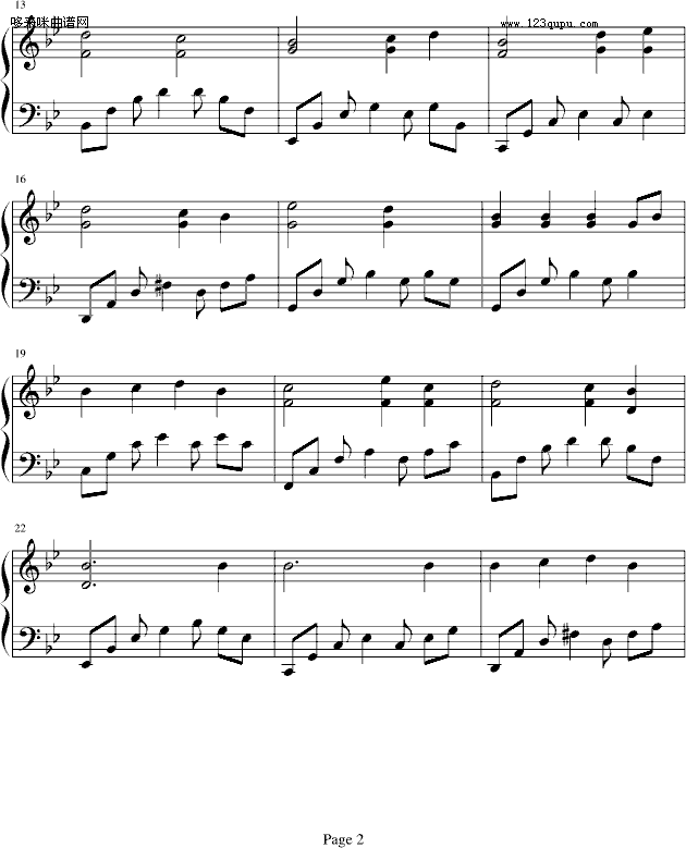 冬季之悲曲-大头Grace钢琴曲谱（图2）